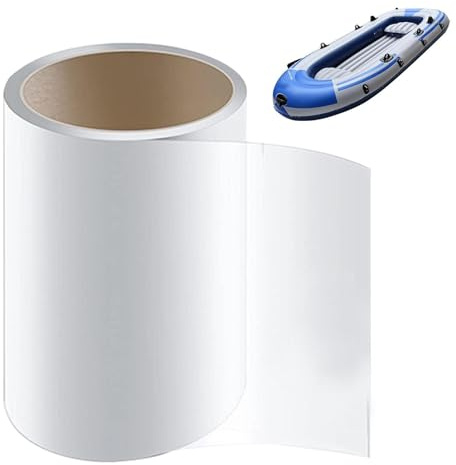 Parche de Reparación de ,Cinta adhesiva Pesada Transparente | Kit de Reparación De Castillo Inflable,para colchón de aire Tienda Flotador Vela Cubierta Trampolín Tobogán Agua Kayak