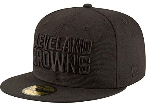 New Era 59Fifty Cap - NFL Black Cleveland Browns - 7 5/8