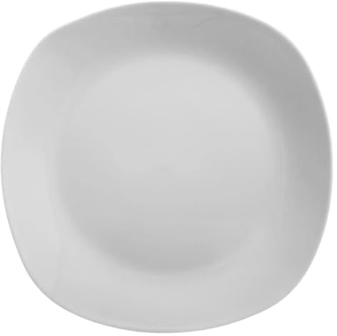 Secret de Gourmet - Lot de 6 Assiettes Plates Plaza 25cm Blanc