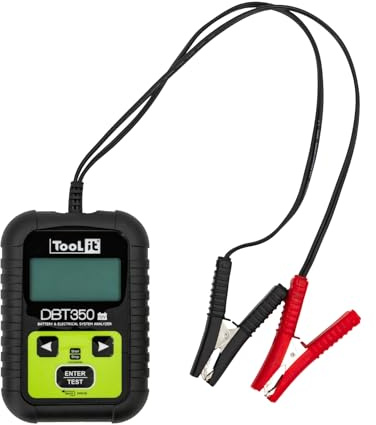 GYS - DBT 350 Testeur de Batterie-12/24 V, Noir