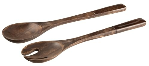 Jolipa Set DE 2 Couvert A Salade Bois DE MANGUIER Marron