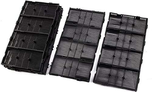 XYWHPGV Universal Kunststoff Aquarium Luftpumpe Schlauch Schlauch Unterkies Filterplatte 20 Stück Schwarz(706ac 049c6 65687 090c2 22361 24002