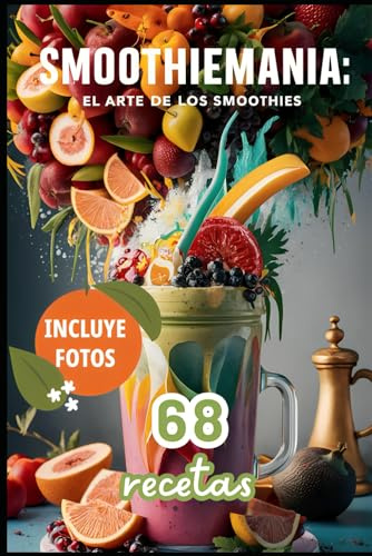 SMOOTHIEMANIA: el arte de los smoothies | 68 recetas fáciles para licuadora y batidora de vaso.: Smoothies para niños, para el desayuno, veganos, sin gluten, para perder peso, para hacer ejercicio...
