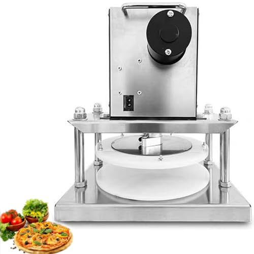 DHMYDPDZ Presse à Pâte à Pizza Acier Inoxydable,Presse à Tortilla électrique,Portable Machine à Pâte à Pizza Robuste,Faible Bruit,économie D'énergie,pour Rouler Pizza Et Divers Gâteaux à Pâte,Type22