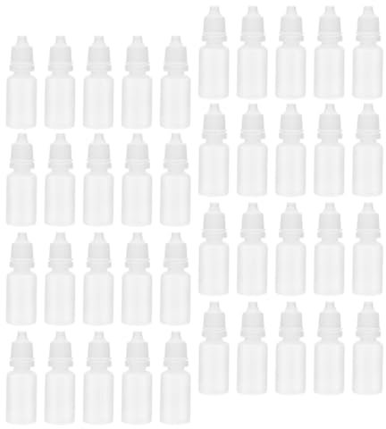 BELLIFFY Flacon Compte-gouttes Lot De 60 Pour Yeux Huiles Légères Solvants Compact Solide Imperméable Réutilisable