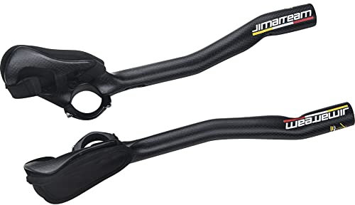 Wanym Prolongateur Velo Triathlon, Triathlon Guidon 3K Carbon Repos Vélo Prolongateur Aero Bar Tri Barres pour VTT Cyclisme Vélo Route, 31.8mm Cintres Cyclisme,E