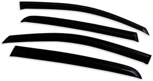 Wivplex Seitenfenster-Abweiser, for VW, for Golf, 6 Mk6 Schrägheck 2009 2010 2011 2012 2013, Fensterblende, Auto-Windschutz, Sonnen- und Regenblenden Windabweiser-Visier