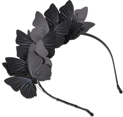 CALLARON Schmetterlings-kopfschmuck Schlichter Haarreif für Mädchen Cosplay-requisite Festliche Dekoration Foto-requisite Stilvolles Haaraccessoire für Anlässe