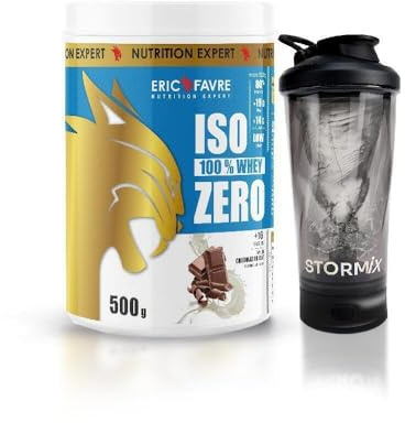 PACK ULTIMATE Programme Iso Whey Zero Vanille 500g + Shaker Stormix - Eric Favre