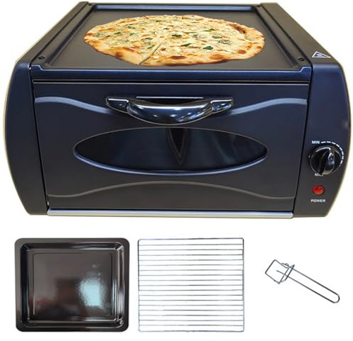 Tandoor Mini machine à pizza électrique pour la maison, Lahmacun, Manakish, Naan, Roti, Chapati, Tandoori avec plaque de cuisson, idéale pour les plats à emporter et la cuisine