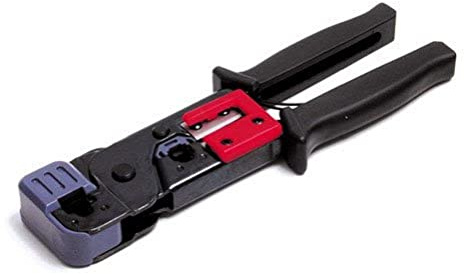 StarTech Outil de Sertissage RJ45 RJ11 avec Pince à Dénuder (RJ4511TOOL) | Sertisseuse câble Ethernet, Dénudeur, Poignée auto-grippante, Connecteurs RJ45 et RJ11