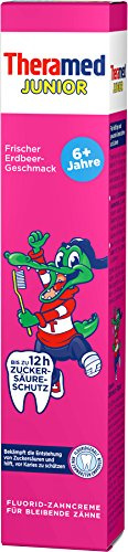Theramed Junior jordgubbe grädde, 6 x 75 ml