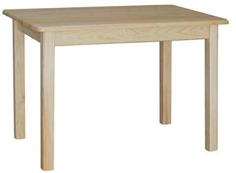 koma Esstisch Küchentisch Speisetisch Kiefer Tisch massiv Restaurant 70 x 90cm, Kiefer lackiert