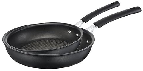 Lagostina - 073600002 - Lot de 2 poêles anti-adhésif 24/28cm tempra