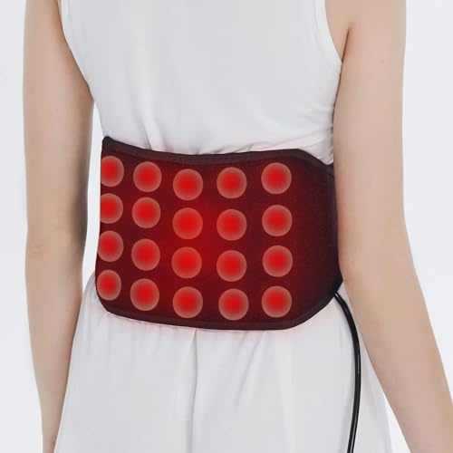 UTK Wärmegürtel Heizkissen Ferninfrarot, Geburtstagsgeschenk für Frauen, 55'' Großformat Heizkissen mit Abschaltautomatik für Lenden, EMF-frei, Smart Controller mit Speicherfunktion, Mama Geschenk