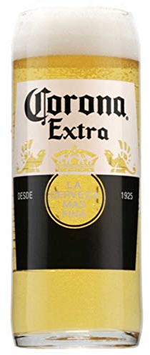 TUFF LUV Original Verre à Bière Corona Extra de Marque - Verre Chalice Pinte (568 ML - 20 oz)