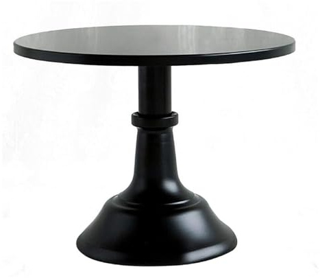 Youyijia Iron Cake Stand 10 Inch Round Cake Plate Pedestal Modern Dessert Display Cupcake Stand with Pedestal for Party Baby Shower Wedding Birthday