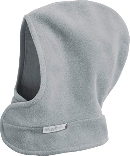 Playshoes Unisex Kinder Fleece-Schlupfmütze Winter-Mütze, grau/melange, 51/53cm