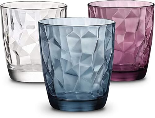 Bormioli Rocco Diamond Bicchiere Acqua 30,5 cl Set 6 Pezzi Multicolore