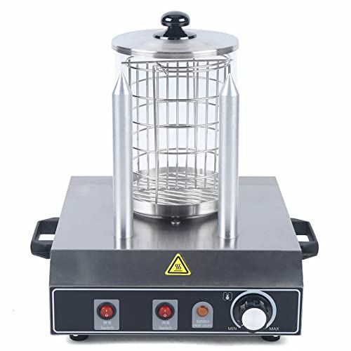 Machine à hot-dog en acier inoxydable - Chauffe-saucisses - Chauffe-saucisses - 220 V 50 Hz