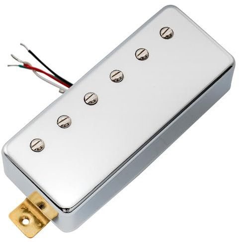 Artec MLA97 Alnico 5 Covered Mini Humbucker Hals Tonabnehmer 8,4K Chrom | für E-Gitarre