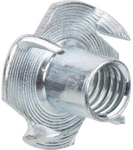 Ecrou a frapper M5x8 galvanise, emballage : 100 pieces