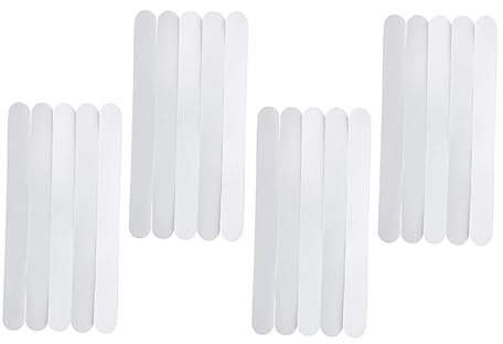 STOBOK 4sets Strisce Antiscivolo Per Bagno Di Adesivi Autoadesivi Per Superfici Lisce Protezione Antiscivolo Per Vasche e Scale Facile Installazione Resistente All e Alta Adesione