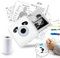vretti Mini Stampante Fotografica, Bluetooth 300DPI Stampa Etichette Con Carta Adesiva a 10 rulli, Etichettatrice per Stampa Scrapbook/Viaggio/Foto, Compatibile con iOS e Android