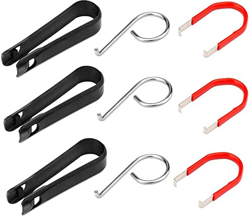 Gebildet Strumento di Rimozione CoperchioTappo del Bullone della Ruota,3+3+3 Capocorda di Bloccaggio Universale per Auto Dado del Coperchio del Coperchio Centrale del Tappo Estrattore Bullone Dado