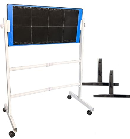 Schwarz Ping-Pong-Rebound-Board, Desktop-Tischtennis-Rebound-Board, Winkelverstellbarer Tischtennis-Rebounder for Zuhause, Fitnessstudio, Drinnen Und Draußen