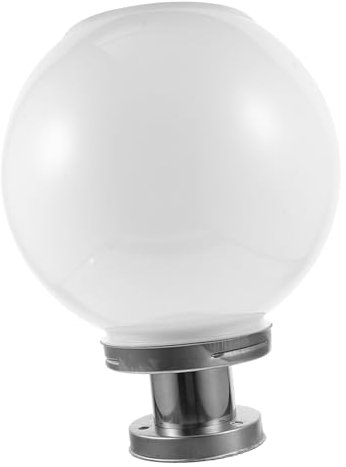 BESTonZON Landschaftsbeleuchtung Terrassenbeleuchtung Solarbetriebene Kappenleuchte Weg Lichter Solar Post Lichter Solarleuchten Im Freien Led Deck Licht Post Cap Licht Stigma Weiß Draussen