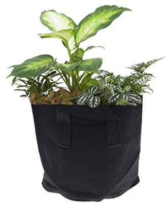 Milisten 6 STK Tasche für Baumtöpfe Tasche für Blumentöpfe große Pflanzentöpfe verdickter Growbag großer Pflanzkübel Behälter zum Wachsen von Blumen Pflanzenbeutel Pflanzentasche Blumentopf