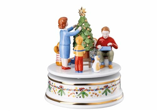 Spieluhr Gross 2024-Weihnachtsleuchten 17,5 cm