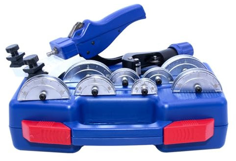 GZPKJ Kupferrohrbieger, Metallrohrbieger 90°, Geeigneter Rohrdurchmesser 5-12 Mm, Schneidbereich 4-28 Mm, 90° Rohrbiege-Handwerkzeug, Für Metall-Aluminium-Kupferrohre