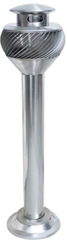 Cendrier Exterieur Sur Pied Grand et Haut pour Élimination Des Mégots de Cigarettes, Poubelle Exterieur pour Bars/Restaurants/Bureaux/Centres Commerciaux(Silver)