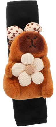 ERINGOGO Cuscinetti Spalla Auto Morbido Peluche Protezione Cintura Comoda e Facile Da Installare Decorazione Carina Per Seggiolini Auto Per Viaggi Confortevoli