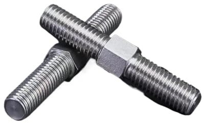 TGDGFKIAS 2 Stücke M4 M5 M6 M8 Stehbolzen 304 Edelstahl Positive/Negative Gewindestange(M4x30mm)