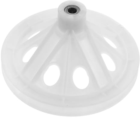 SHINEOFI Polea para Reparación Reductora de Velocidad para Lavadora Semiautomática y Transmisión por Correa Diseño de Doble, Material Plástico y Eje Cuadrado