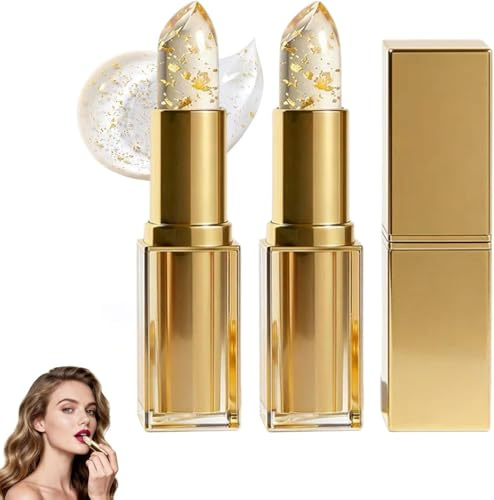 Reveline Rouge à Lèvres,2026 Rouge a Levre PH de la Peau – Baume Hydratant Longue Tenue 24h,Avec Effet De Changement De Couleur,Couleur Naturelle (2 bâton)