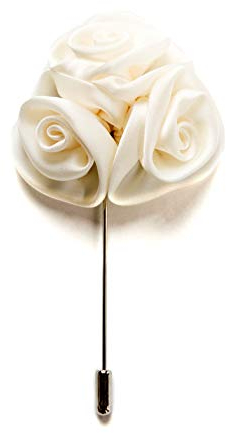 Ansteckblume/Herren Brosche/Hochzeitsbrosche/Lapel Pin/Anstecknadel/Blumenbrosche/Boutonniere/Reversblume/Kragenblume/Brosche/Hochzeit/Jackett/Gentleman (1)