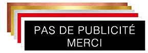 Plaque Gravée Pour Boîte Aux Lettres Pas de Publicité Merci - Dimensions 10 x 2,5 Cm - Coloris Noir avec Écriture Helvetica Blanche