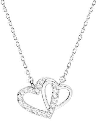 Sofia Milani - Collier pour Femmes en Argent 925 - avec Pierres de Zircon - avec Pendentif en Forme de Cœur - 50300