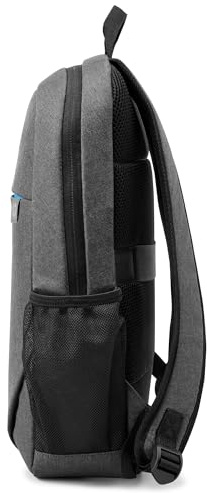 HP, ZAINO, Tasca Protettiva Imbottita dedicata per PC Notebook e Tablet, fino a 15.6 (39,62 cm), Elegante, Leggero e Resistente, Spallacci Imbottiti, Tessuto Impermeabile, Grigio