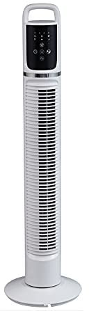 TILZ GEAR Tower Fan With Remote Control 32 Inch Oscillating Quiet Cooling Fan For Bedroom Upright Ultra-powerful 40w Motor Timer And 3 Air Conditioning Fan Modes Ideal For Home Bedrooms Office White