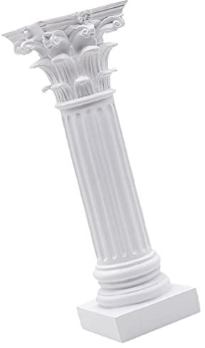 Yardwe Portacandele Con Design Colonna Romana Per Decorazioni Di Feste e Tavoli Domestici e Durevole Stile Creativo e Elegante Per La Casa