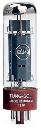 JINGERL Tubo a Vuoto EL34B Invece di 6P3P EL34 Amplificatore a Tubo Amplificatore Audio HiFi Altoparlante di Corrispondenza di precisione Originale (Color : 1PCS EL34B)