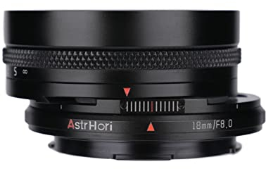 AstrHori 18 mm F8 Objectif Grand Angle APS-C et Objectif à décentrement Lentille de Paysage à Architecture Manuelle pour Les appareils Canon RF Mount EOS RP, EOS R5,EOS R6,EOS R3,EOS R,etc.