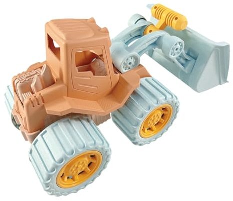 MOLUCKFU Bulldozer-Spielzeug Aus Kunststoff Robust Und Langlebig Technisches Baufahrzeug Modell Für Kinder Als Konstruktionsspielzeug