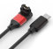 USB C Cavo Caricatore per Garmin Vivoactive 5/4/3, Venu 3/2 Plus/2s Venu Sq 2, Vivomove 3 3S Sport, Approach S40 S12 S60 S62 S70, Rapida Caricabatterie Angolo Aetto Cavo Ricarica, Rosso