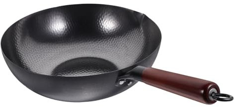 Alipis Deep Frying Pan Lid Non Stick Frying Pan Lid Wok Non Stick Cooking Wok Kitchen Supply